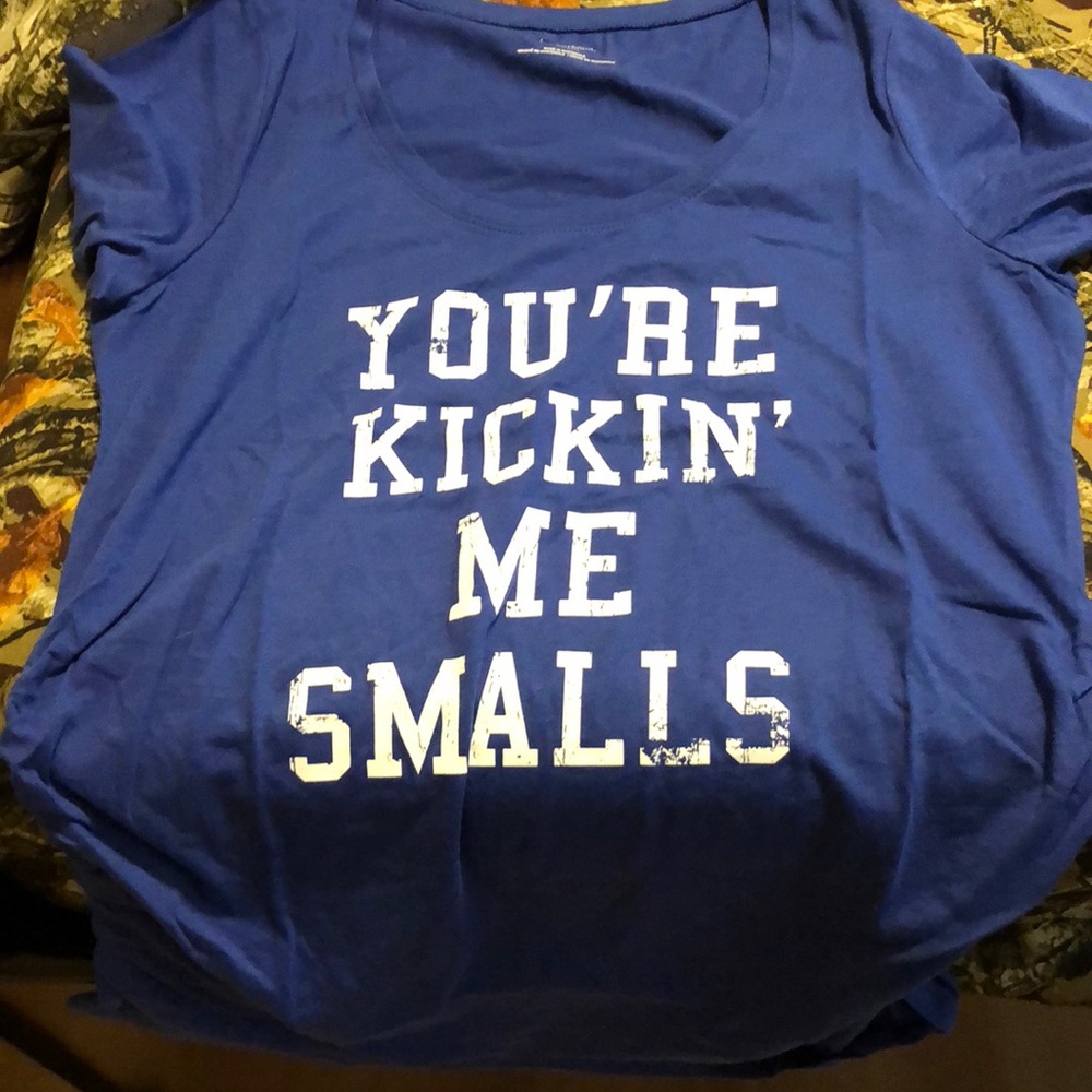 Maternity shirt “You’re kickin’ me smalls”